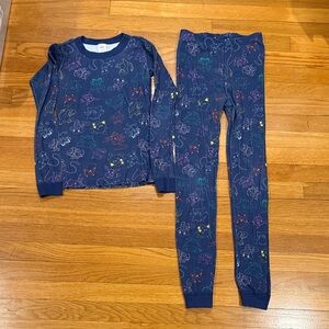 Hanna Andersson Pokeman sz 150/ 12 Blue long pjs
